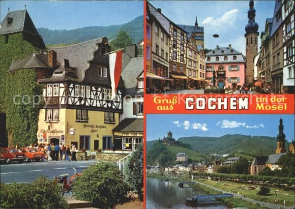 Cochem Mosel Alte Thorschenke Marktplatz Moselpromen
