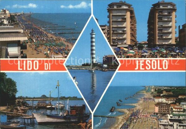Lido di Jesolo Strand Hafen Hotel Leuchtturm
