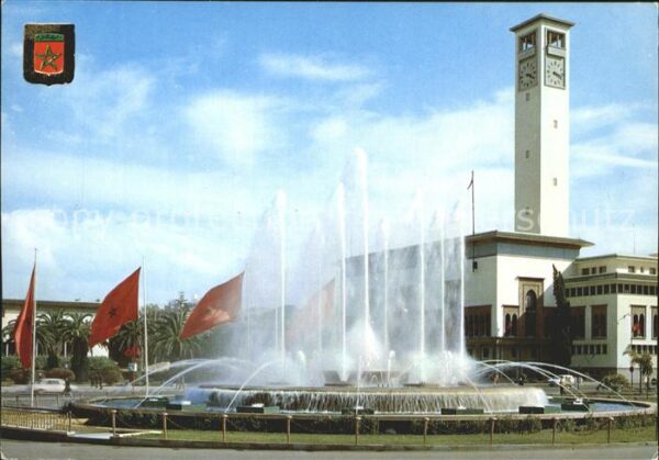 Casablanca Fountain luminous musical United Nation