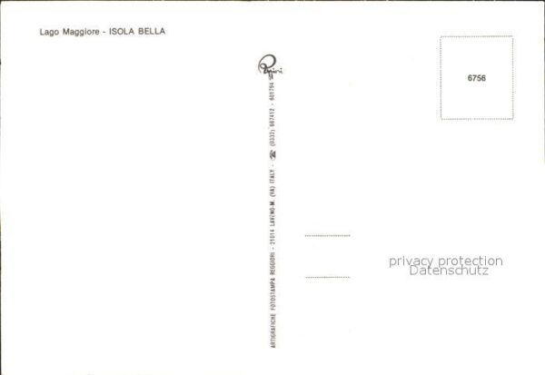 Isola Bella Lago Maggiore Fliegeraufnahme – Bild 2