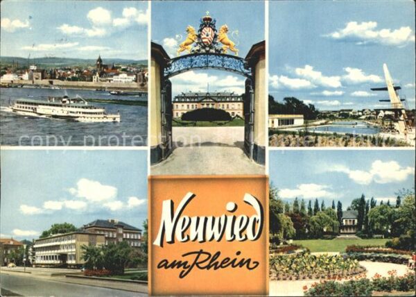Neuwied Rhein Fähre Schwimmbad Schloss Park