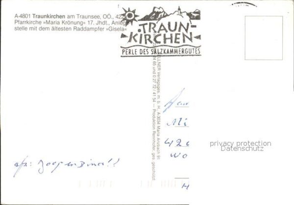 Traunkirchen Pfarrkirche Maria Krönung Raddampfer Gi – Bild 2