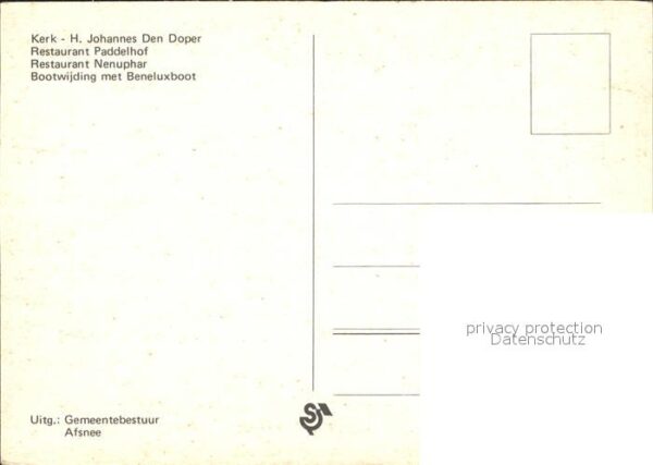 Afsnee Kerk Restaurant Paddelhof Nenuphar Boot – Bild 2