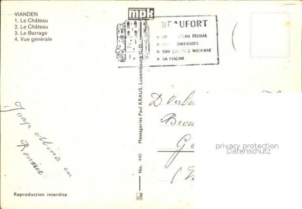 Vianden Schloss Barrage – Bild 2