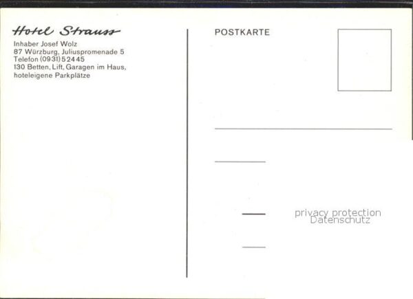 Wuerzburg Hotel Strauss – Bild 2