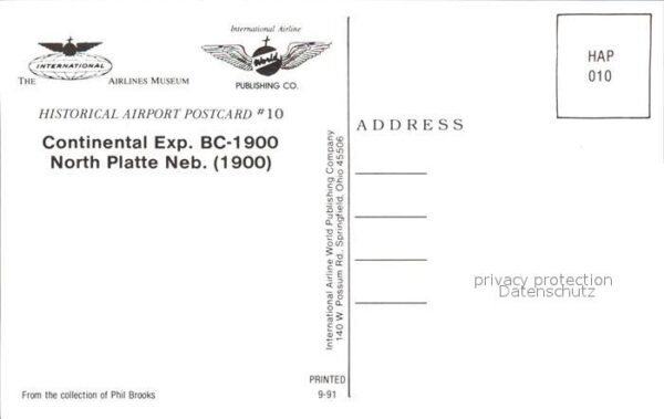 Flugzeuge Zivil Continental Express BC-1900 North Platt – Bild 2