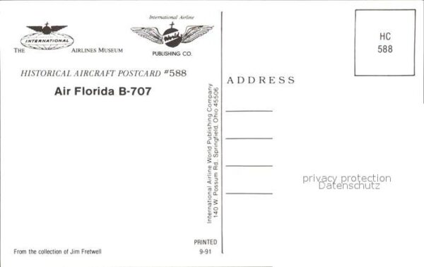 Flugzeuge Zivil Air Florida B-707 – Bild 2