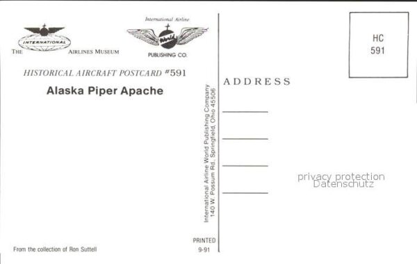 Flugzeuge Zivil Alaska Piper Apache N1203P – Bild 2
