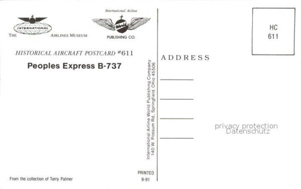 Flugzeuge Zivil Peoples Express B-737 N401PE – Bild 2