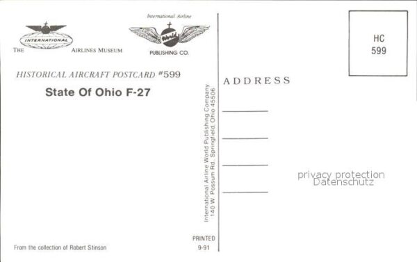 Flugzeuge Zivil State of Ohio F-27 – Bild 2
