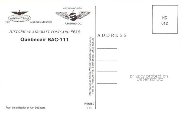 Flugzeuge Zivil Quebecair BAC-111 – Bild 2