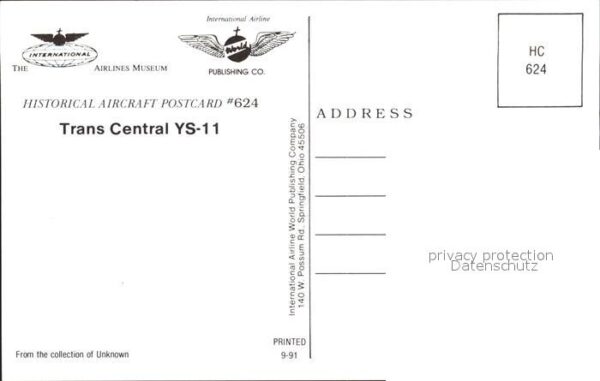 Flugzeuge Zivil Trans Central Airlines YS-11 – Bild 2