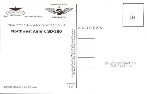 Flugzeuge Zivil Northwest Airlink SD-360 – Bild 2