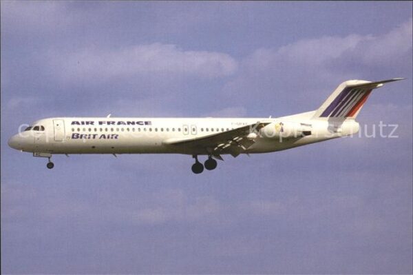 Flugzeuge Zivil Air France Brit Air Fokker 100 F-GPXC C