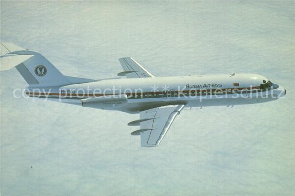 Flugzeuge Zivil Burma Airways Fokker F-28 MK 4000 PH-EX