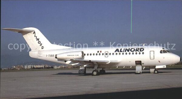Flugzeuge Zivil Alinord Fokker F28 Mk. 1000 I-TIBB c/n