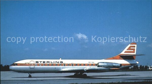 Flugzeuge Zivil Sterling Alisarda Caravelle OY-SAL