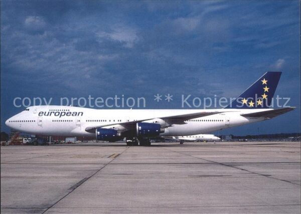 Flugzeuge Zivil European Boeing 747-200 G-BOXG