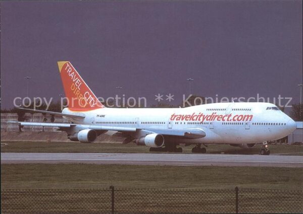 Flugzeuge Zivil Travelcitydirect.com B-747-312 TF-AME c