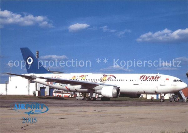 Flugzeuge Zivil Fly Air Airbus A300B2K-3C Airport Brno