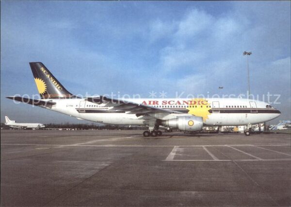 Flugzeuge Zivil Air Scandic Airbus Industrie A300B4-203