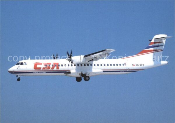Flugzeuge Zivil CSA Aerospatiale Alenia ATR72-202 OK-XF