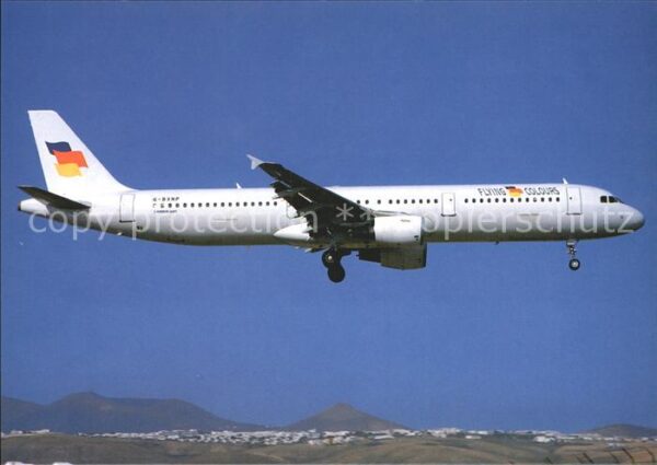 Flugzeuge Zivil Flying Colours Airbus A-321 G-BXNP