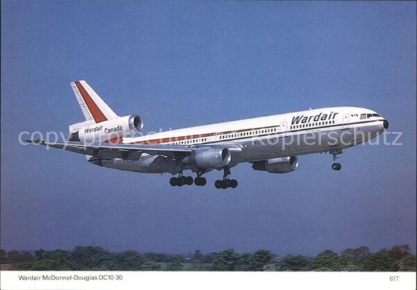 Flugzeuge Zivil Wardair McDonnell Douglas DC-10-30