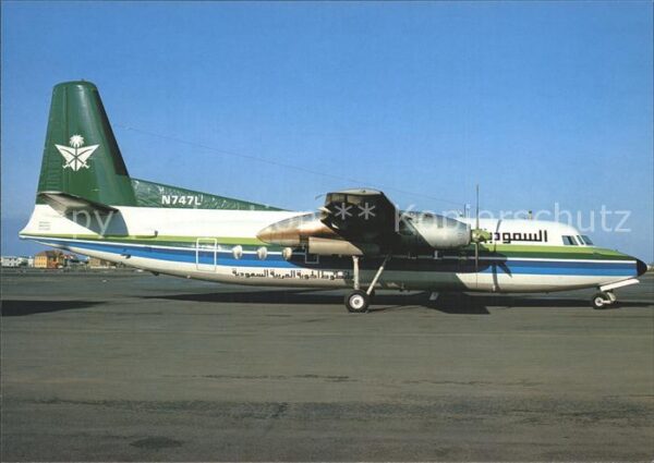 Flugzeuge Zivil Saudia Fairchild Ind. F-27J B747L