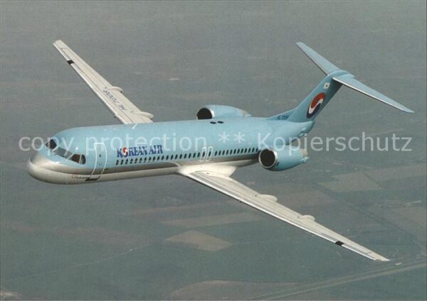 Flugzeuge Zivil Korean Air Fokker 100 HL-7208