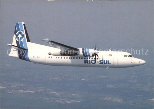 Flugzeuge Zivil Rio Sul Fokker 50 PT-SLJ