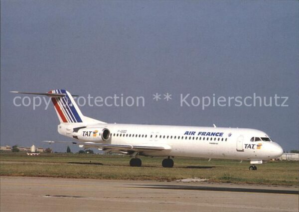 Flugzeuge Zivil Air France TAT Fokker 100 F-GIOD