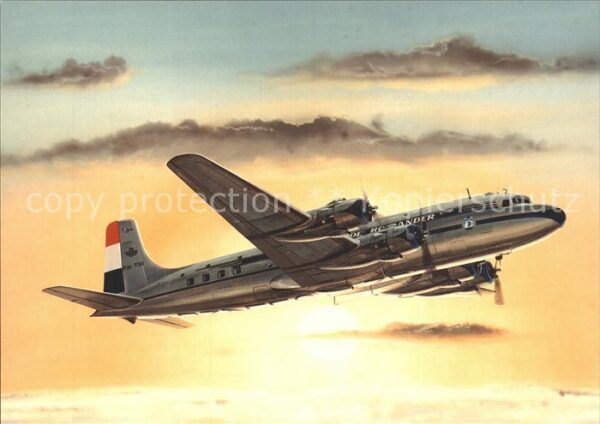 Flugzeuge Zivil KLM Royal Dutch Airlines Douglas DC-6 P