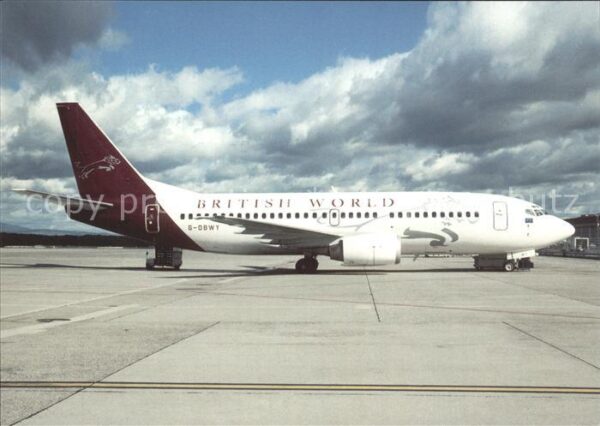 Flugzeuge Zivil British World Boeing 737-3S3 G-OBWY cn