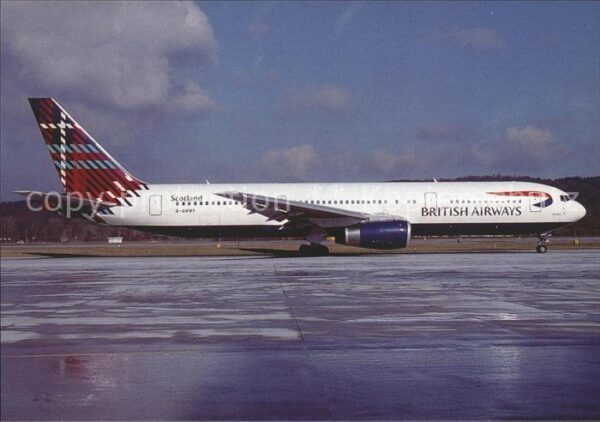 Flugzeuge Zivil British Airways Benyhone Tartan colours