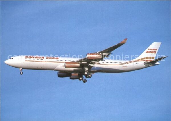 Flugzeuge Zivil Canada 3000 Airlines A340-313X F-WWJF c