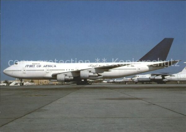 Flugzeuge Zivil Spirit of Africa Airlines B-747-246B ST
