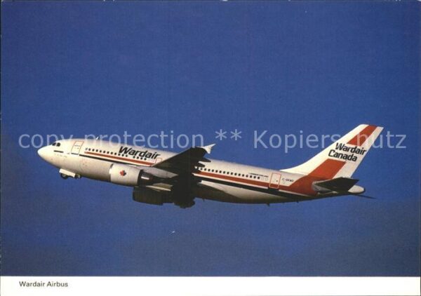 Flugzeuge Zivil Wardair Airbus  A310-300