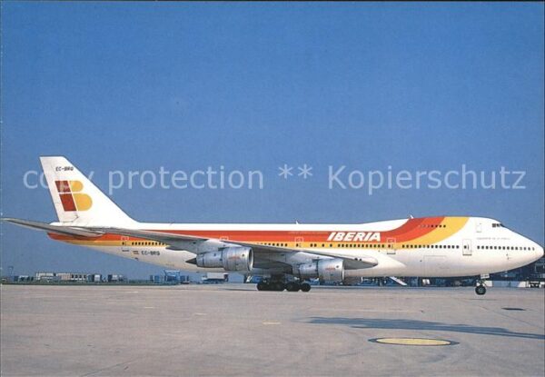 Flugzeuge Zivil Iberia Boeing 747 EC-BRQ