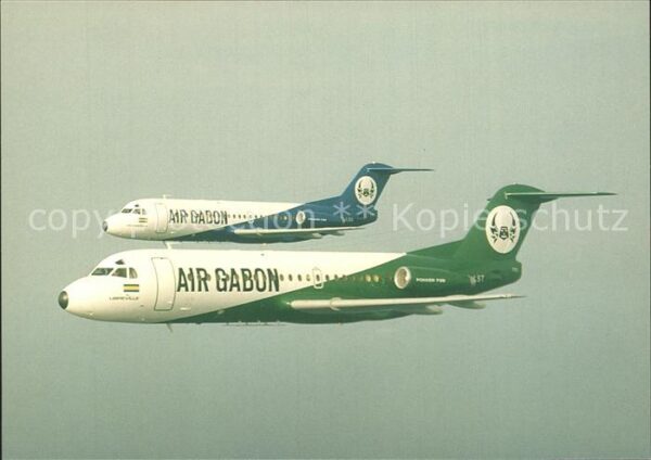 Flugzeuge Zivil Air Gabon Fokker F28 Mk2000 TR-LST/U