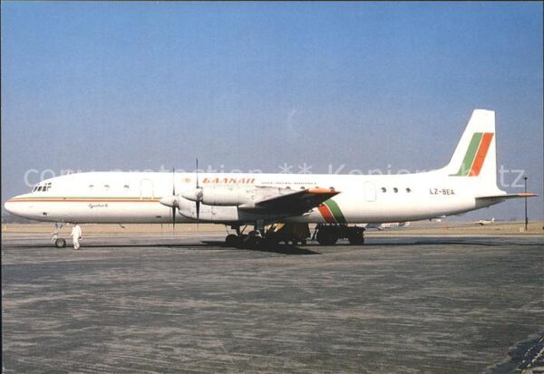 Flugzeuge Zivil Balkan Bulgarian Airlines Ilyushin 18D