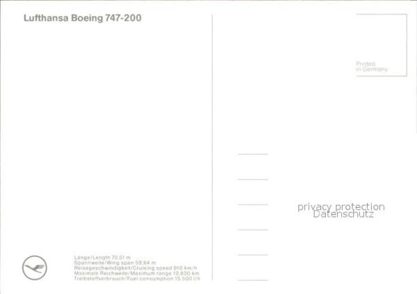 Lufthansa Boeing 747-200 – Bild 2