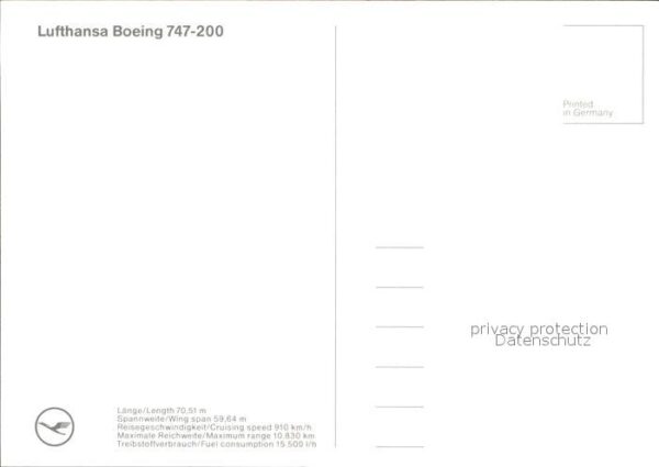 Lufthansa Boeing 747-200 – Bild 2