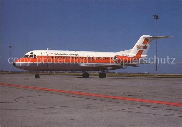 Flugzeuge Zivil Garuda Indonesian Airways Fokker F28-40