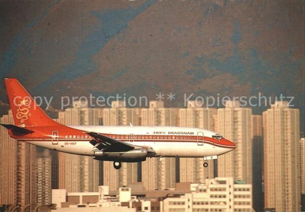 Flugzeuge Zivil Dragonair Boeing 737-2L9 Advanced VR-HK