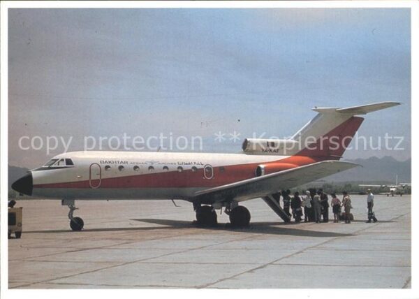 Flugzeuge Zivil Bakhtar Afghan Airlines Yakovlev 40 YA-