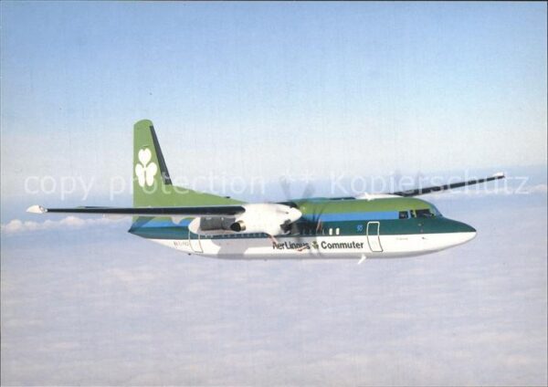 Flugzeuge Zivil Aer Lingus Commuter Fokker 50 EI-FKA