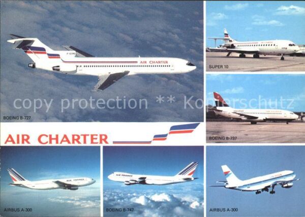 Flugzeuge Zivil Air Charter Boeing 727 Air France Boein