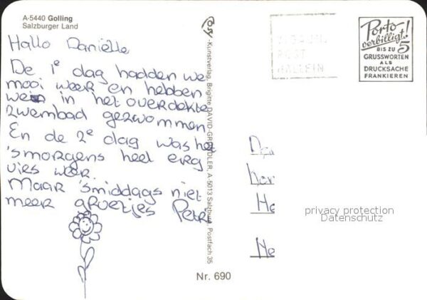 Golling Salzach Teilansichten Kirche Brunnen Kind Hafli – Bild 2