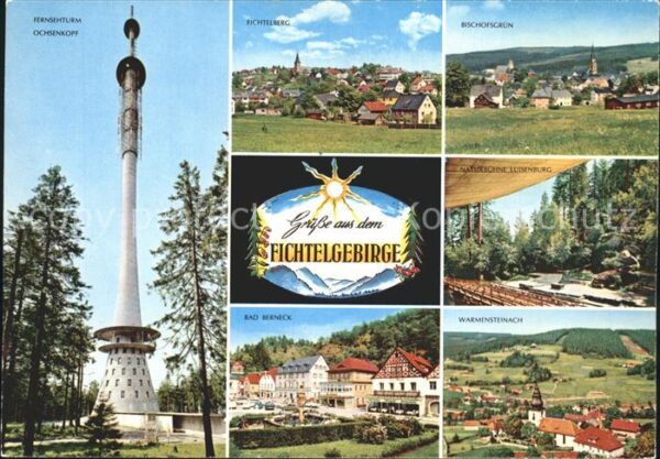 Bischofsgruen Fernsehturm Ochsenkopf Fichtelberg Bad